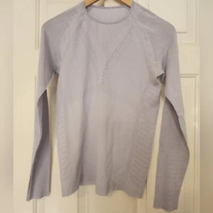 Lululemon Lavendel Seamless Crew Neck Longsleeve Damen Top Gr. S - Bild 1 von 3