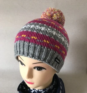 EISBÄR Kids Strickmütze Gr.55 Bommelmütze Kinder Wintermütze Gefüttert UVP 40,00 - Bild 1 von 2