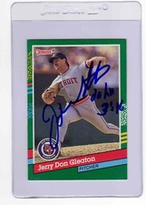 Jerry Don Gleaton Signed 1991 Donruss Detroit Tigers MVP MLB Baseball Card #661