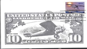 FDC SC#1710 50th Anniversary of Lindbergh NY - Paris Flight unknown Cachet maker - Picture 1 of 1