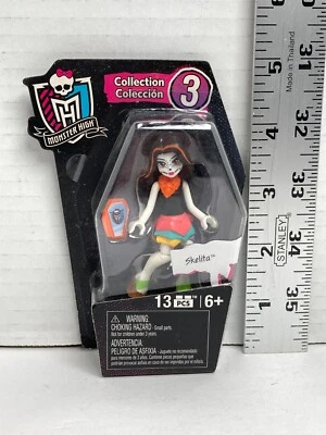 Mega Bloks Monster High Collection 3 Skelita Calaveras Minifigure New Sealed - Image 1 of 4