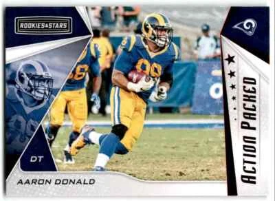 2020 Panini Chronicles Aaron Donald Los Angeles Rams #58 - Image 1 of 2