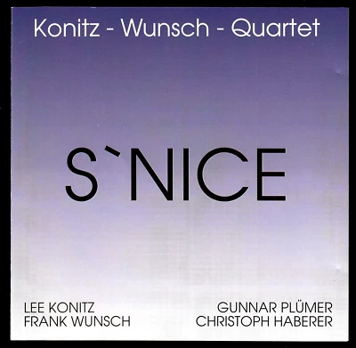 Konitz-Wunsch-Quartet, S Nice, Nabel-Records aus 1990 - Bild 1 von 3