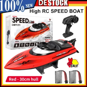 2,4GHz 20 KM/H High Speed RC Boot Ferngesteuertes Rennboot Speedboot Schiff Boat - Bild 1 von 14