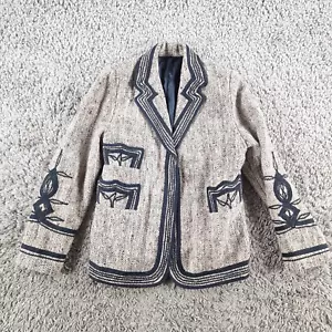 Braunes Sakko Damen Tweed RIC RAC GUATEMALAN 70’s Vintage Hand Loomed Wolle B - Bild 1 von 10