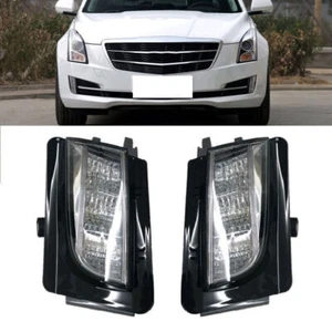 1 Pair For Cadillac ATSL 2013-2019 Front Fog Light Daytime Running Lights LH&RH - Imagen 1 de 8