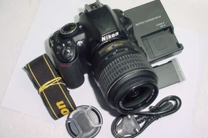 Nikon D3100 14.2MP DSLR Digital Camera + 18-55mm F/3.5-5.6G VR DX Zoom Lens Ex+ - Picture 1 of 6
