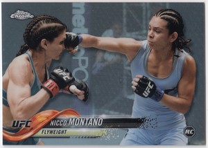 2018 Topps Chrome UFC MMA Refractor Parallel NICCO MONTANO #12 RC Rookie