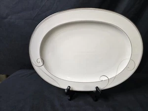 Noritake Platinum Wave Platte 14" - Bild 1 von 2