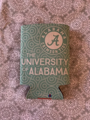 Alabma Crimson Tide Soft Koozie Teal Cover