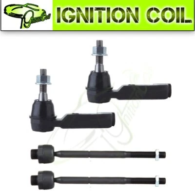 Pair Of 4 Front Inner Outer Tie Rod End Fits 2002-2004 JEEP LIBERTY Steering Kit Foto 1 de 4