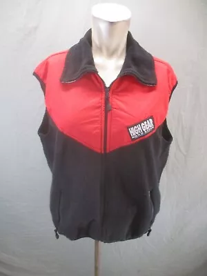 Chaleco de colección High Gear Hood River EE. UU. Talla M Hombres Negro Polar Aislante Esquí 182 Foto 1 de 4