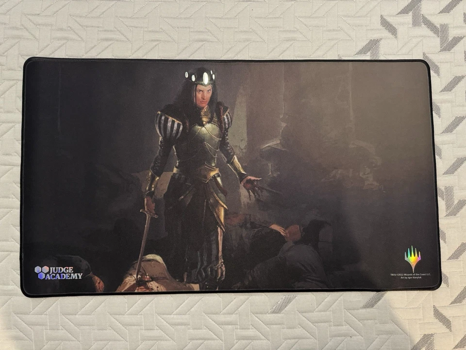 Judge Academy FOIL TREATMENT Playmat: No Mercy  (featuring Queen Marchesa ) - Image 1 of 1