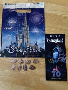 Disneyland gepresster Penny 8er Set aus Tiana’s Bayou Adventure mit Tasche & Karte - Bild 1 von 3