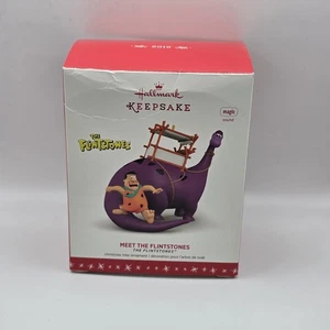 2016 Hallmark Meet the Flintstones Magic Sound Keepsake Christmas Tree Ornament - Picture 1 of 6