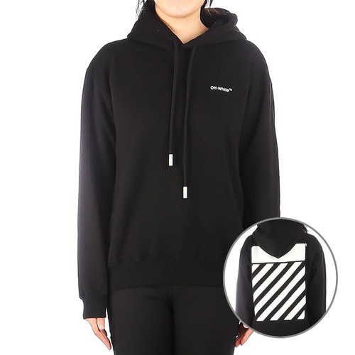 OFF WHITE Felpa donna con cappuccio Off White Diag 30977693
