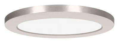 Access Lighting 20837LEDD ModPLUS 9"W Integrated LED Flush Mount - Silver - Image 1 of 4