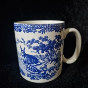 Vintage The Spode Blue Room Collection Blue & White Mug "Aesop's Fables" - Picture 1 of 6