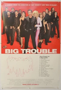 BIG TROUBLE (2002) Original Cinema One Sheet Movie Poster - Tim Allen, Omar Epps - Picture 1 of 1
