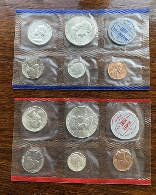 1961 Philadelphia/Denver Mint silver proof sets. Half, Quarter & Dime 90% Silver - Image 1 of 4