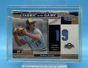 2002 LEAF CERTIFIED ROBIN YOUNT GAME WORN #FG 29 10/19 HOF RARE!! - Picture 1 of 6