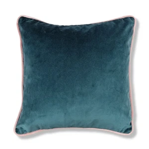 Furniture cushion cover 45x45 BASSETTI Granfoulard VELOR green - Picture 1 of 3