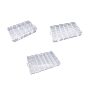 15/28/36 Grids Plastic Organizer Box Storage Container Jewelry Box Display - Picture 1 of 10
