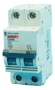 Merlin Gerin 27912 K60N C10 A 2-pole circuit breaker - Bild 1 von 1