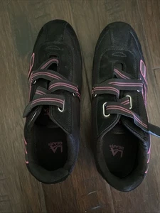 L.A. Gear Damen Tennisschuhe Track Athletic Running Turnschuhe Schwarz 10 - Bild 1 von 10