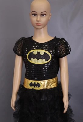 Rubie's Costume DC Superheroes Batgirl Sequin Dress Child Costume,Size M 8-10 - Image 1 of 4