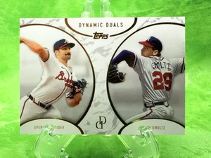 Spencer Strider & John Smoltz - 2025 Topps Dynamic Duals #7 Atlanta Braves - Picture 1 of 12