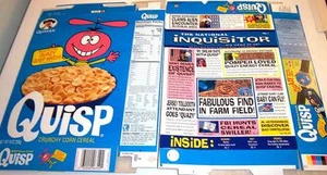 1998 Quisp Quazy Watch Angebot Müslischachtel vv95 - Bild 1 von 1