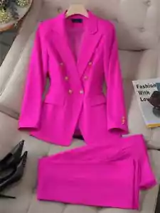 Women Suits Blazer + Flare Pant Suit Office Lady Formal Business Suits 2 Pieces