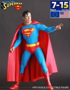Figura de película de acción Christopher Reeve Superman 1978 juguete coleccionable escala 1/6 - Imagen 1 de 8
