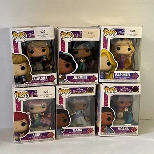 Funko Pop! Disney Princess Bundle #1011 #1012 #1013 #1014 #1016 #1018 See pics - Picture 1 of 23