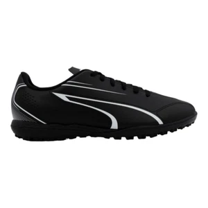 SCARPE CALCETTO CALCIO 5 UOMO PUMA VITORIA TT 107484 01 NERO ORIGINALE PE 2024 - Picture 1 of 4