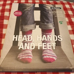 π Patons 8018 Head Hands And Feet 4 ply fair isle socks hats Knitting crochet - Picture 1 of 12
