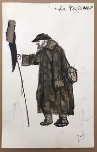 Theatre Costume Design Arden de Faversham René Allio Jacques Aveline - Picture 1 of 8