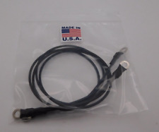 Universal 22" Black Vinyl Coated Lanyards Hood Pin Cables (Pair) Made in the USA