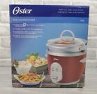 Oster 6 Cup Rice Cooker / Steamer #4722 Red