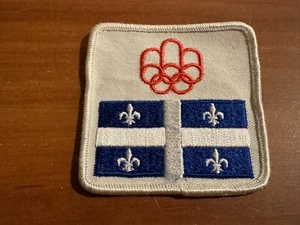 1976 XXI Summer Olympics (in Montreal, Canada) Patch, White - Picture 1 of 1