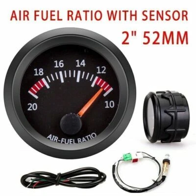 52mm Auto Breitband Air Fuel Ratio LCD Digital Display Mit O2-SauerstoffsensorDE - Bild 1 von 4