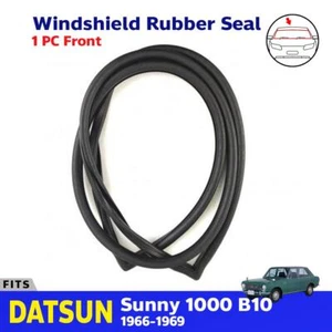 Front Windshield Rubber Weathersrtip Fits Datsun Sunny 1000 B10 SED 1966-69 E06 - Picture 1 of 6
