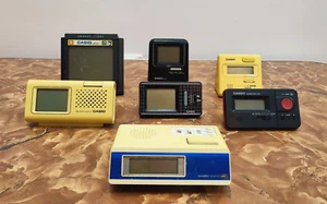 Vintage Lot of 7 Retro CASIO DESK DIGITAL MELODY ALARMS - For Parts - Picture 1 of 24
