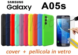 COVER CASE CUSTODIA PROTEZIONE SILICONE GEL PER SAMSUNG GALAXY A05s A05S + VETRO - Zdjęcie 1 z 10