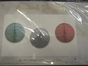Pack de 3 decoraciones de panal - NUEVO - Imagen 1 de 1