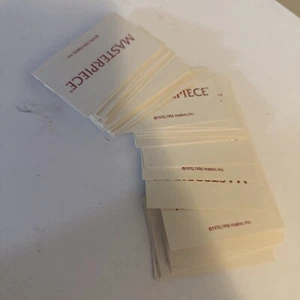 Parker Brothers Masterpiece Art Auction Game Parts 42 Replacement Value Cards - Picture 1 of 2