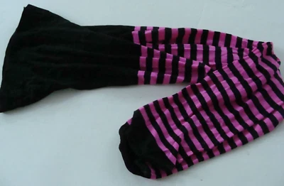 MALLAS ROSAS A RAYAS Y NEGRAS SÓLIDAS Opacas Talla Única - Accesorio Disfraz Halloween Foto 1 de 4