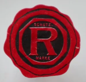SCHUTZ MARCA R - sello carta - #M196a - Imagen 1 de 3