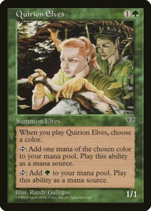 Magic MTG Tradingcard Mirage 1996 Quirion Elves - Imagen 1 de 1
